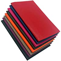 Charmoni Capheny - Funda para billetera con tacón en la parte superior- 2 ranuras para tarjetas de crédito- DNI- piel de…